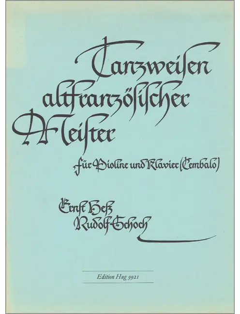 Tanzweisen altfranzösischer Meister